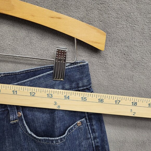 Vintage Old Navy Blue Jean Shorts Women's 8 Denim Mid Rise Y2K - Picture 7 of 7